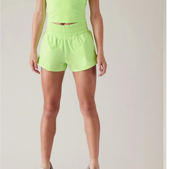 Athleta Other - Athleta Girl Run Free Shorts in Electric Green, Size L/12